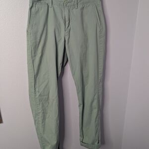 J.CREW The Sutton Summerweight Chinos Sage Green‎ 29 x 32